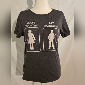 Gray Graphic T-Shirt ARMY/ MARINES